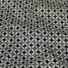 Bavlna čierno-biely geometrický vzor, š.145