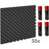 Audiotec Pyramid Waves 50x50x2,5 SET 1
