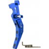 MAXX Hliníková CNC ADVANCED spoušť pro M4/M16 - TYPE C, modrá