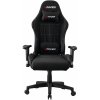 MERCURY Herná stolička MRacer látková, čierna