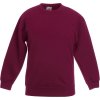 Fruit of the Loom Mikina Classic Kids Set-In Sweat, dětská COT162041370a4-burgundy 116 Burgundová