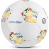 Spokey GOAL KIDS Detská futbalová lopta, biela s farebným vzorom