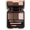 Makeup Revolution Brow Sculpt Kit sada pre dokonalé obočie Dark 2,2 g