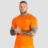GymBeam Tričko Fitted TRN Orange - XL