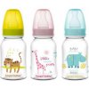 Canpol babies lahev s potiskem Afrika růžová 120ml
