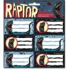 ARS UNA Raptor štítky na zošity, samolepiace (3x6ks)
