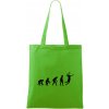 Evolúcia volejbal smeč - Taška bavlnená - 42 x 38 cm ( Apple Green )