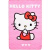 Sun City Ružová detská deka Hello Kitty Adorable