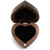 Olivie Drevená krabička SRDCE ORECH 7533