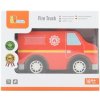 Viga Drevené hasičské auto 13cm