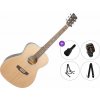 SX SO204 Premium SET Natural-Matte Black Akustická gitara
