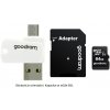 GOODRAM microSDXC karta 64GB M1A4 All-in-one (R:100/W:10 MB/s), UHS-I Class 10, U1 + Adapter + OTG card reader/čtečka M1A4-0640R12