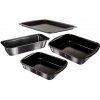 Berlingerhaus Pekáče a formy na pečenie s titanovým povrchom 4ks Metallic Line Carbon Pro Edition BH-7622