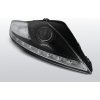 TUNING-TEC Predné svetlá, FORD MONDEO, 2007-2010, DAYLIGHT ČIERNA LED INDICATOR