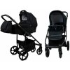 Detský kočík 4v1 BabyLux AIR ALU Onyx + isofi základňa