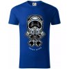 Cross rider piesty helma - Tričko z organickej bavlny - XL ( Kráľovská modrá )