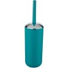 Wenko | WENKO 21225100 - kefa na WC BRASIL 10x37 cm tyrkysová/lesklý chróm | WE0169
