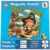 Magnetické puzzle Pirátsky poklad 97 dielikov
