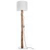 GLOBO 40210146X NORIN stojacia lampa V1400mm 1xE27 drevo, biela