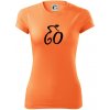 Cyklista oslavuje šesťdesiatku (60) - Dámske Fantasy športové (dresovina) - XL ( Neon mandarine )