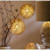 Light & Living Zlatá dierovaná kovová nástenná lampa Sinula - Ø 45*22cm / E27 - Light & Living