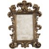 Clayre & Eef Antik zlatý fotorámček s ornamentami - 18 * 2 * 27 cm / 10 * 15 cm - Clayre & Eef