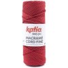 MACRAME CORD FINE 2,5mm Katia Farby MACRAME CORD FINE: 216 orient červená - NOVÁ