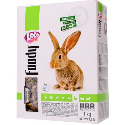 Lolopets Basic pro králíky 1 kg