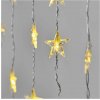EMOS SK s.r.o. Lighting LED vianočný záves – hviezdy, 120x90 cm, vnútorný, teplá biela, časovač - DCGW01