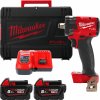 MILWAUKEE M18FIW2F12-502X M18 FUEL 1/2” Aku rázový uťahovák s poistným krúžkom - kompaktný 4933478444