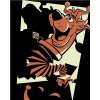 Zuty – Scooby-doo ako klaun, 40×50 cm, bez rámu a bez vypnutia plátna 8596530236849