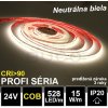 LEDprodukt LED pás 24V DC, 15W/m, 4000K, COB, IP20, bal. 5m