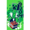 Jerry Fabrycs Minecraft Creeper Zomb JFK103243 plážová osuška zelená 70x140