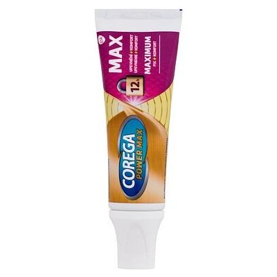 Corega Power Max Fixing + Comfort fixační krém pro pevné a komfortní nošení zubní náhrady 40 g
