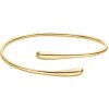 Rosefield Otvorený pevný náramok z pozlátenej ocele JBCBG-J1047