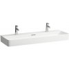 Umývadlo Laufen Val 120x42 cm s dvoma otvormi pre batériu H8102890001071