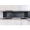 DIMEX | Dibond doska za kuchynskú linku | DBW-18060-252 Čierny kamenný múr | 180 x 60 cm + Dibond obkladová doska Dimex do kuchyne Čierny kamenný múr v rozmere 180 x 60 cm + lepidlo zadarmo
