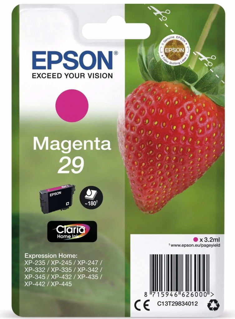 Epson 29 Magenta - originálny