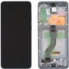 Samsung Galaxy S20+ 4G/5G 2020 (SM-G985) LCD displej + dotyková plocha + rám bez kamery šedá - originál GH82-31441E, GH82-31442E, GH82-31445E