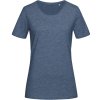 Stedman Tričko Crew Neck T Lux, krátký rukáv, dámské COT057600zj804-dark denim XL Melír tmavý denim