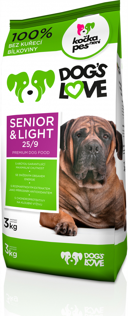 Dog\'s love Senior & Light 3 kg