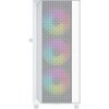Gembird Fornax 4000 ARGB/Midi Tower/Transpar./Bílá CCC-FC-4000W