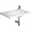 JIKA TIGO 65 x 38,5cm umývadlo hranaté, s otvorom, s prepadom, keramika, biele, H8122160001061