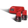 Milwaukee 4933459209 M12 NRG sada akumulátorů a nabíječky