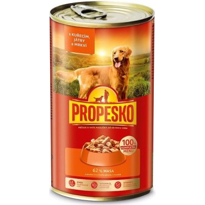 Propesko kúsky kuracie pečeň mrkva v omáčke 1,24 kg