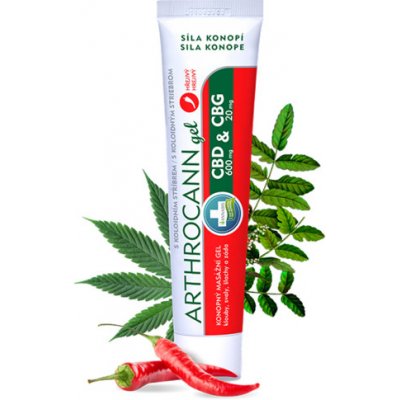 Annabis Arthrocann hrejivý gél na kĺby, svaly, šľachy CBD+CBG 75 ml