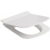 Cersanit Metropolitan, toaletné sedátko z duroplastu s pomalým zatváraním, biela, OK581-009-BOX