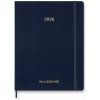 MOLESKINE 2026 Essential XXL vertikálny týždenný, mäkké dosky, modrý