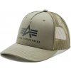 Alpha Industries Čiapka Basic Trucker – tmavozelená