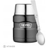 Thermos Termoska na jedlo so šálkou a skladacou lyžicou, 470 ml, metalicky sivá